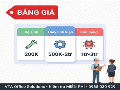 BẢNG GIÁ SỬA MÁY PHOTOCOPY 2026 — CẬP NHẬT MỚI