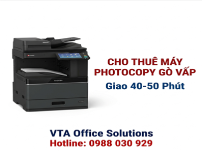 Cho Thuê Máy Photocopy Gò Vấp — Giao 40 Phút